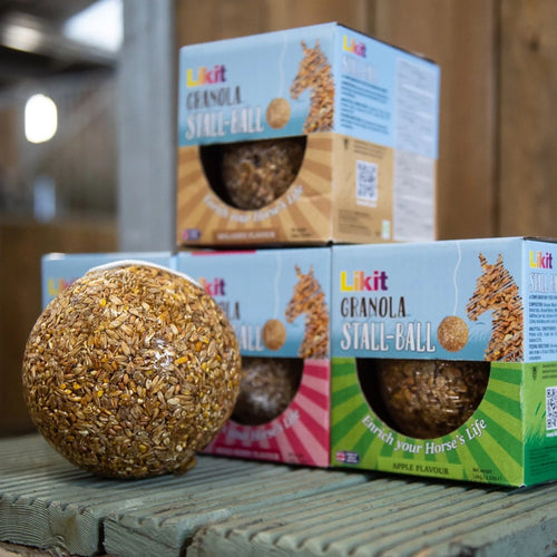 Likit Granola Stall Ball - Boredom Breaker For Horses