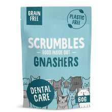 Load image into Gallery viewer, Scrumbles Cat Treats Gnashers Dental Bites 60g
