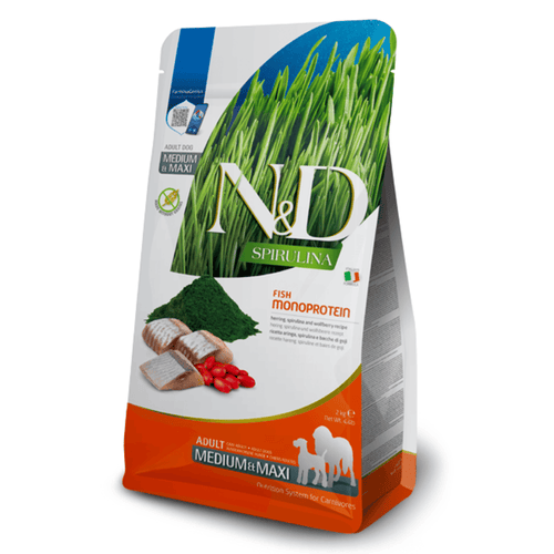 N&D Spirulina Dog Herring Medium/Maxi 7kg