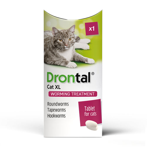 Drontal Wormer Tablets for Large Cats - 6kg And Over - All Pack Sizes