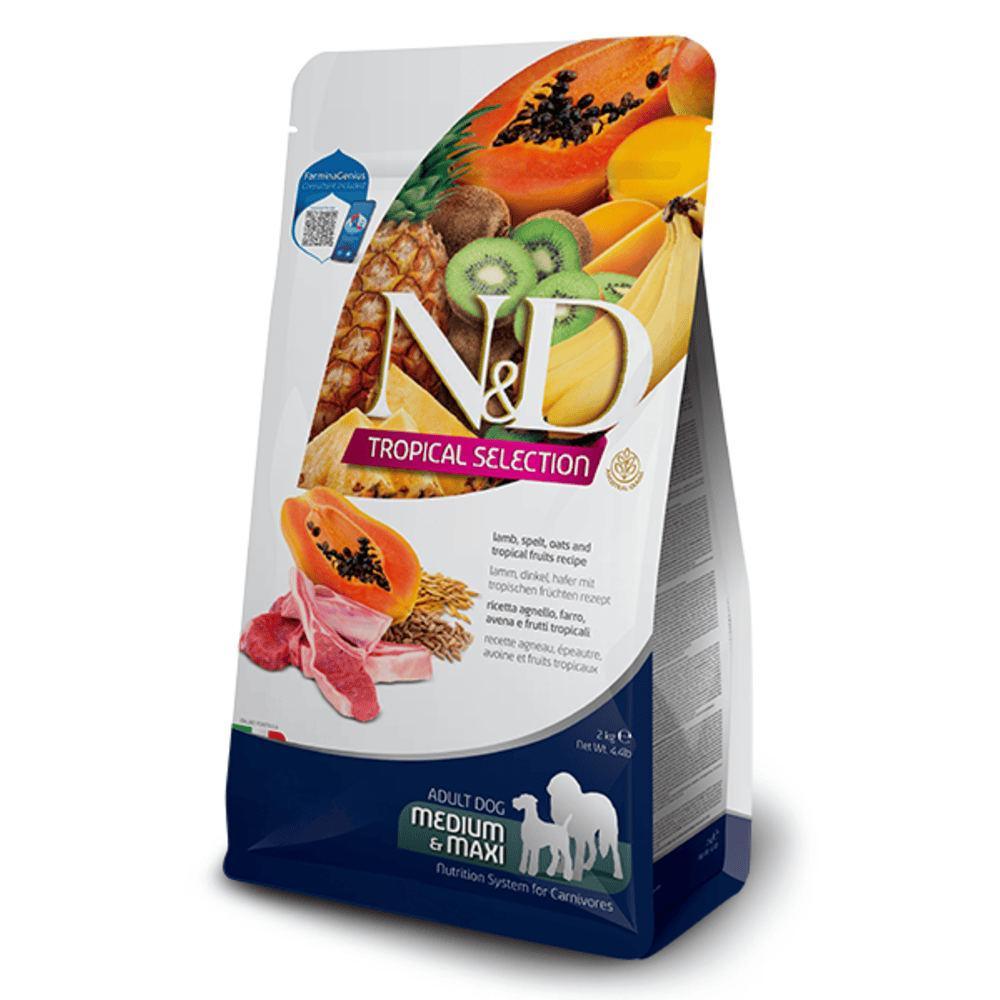 N&D Tropical Dog Lamb Medium/Maxi 2kg