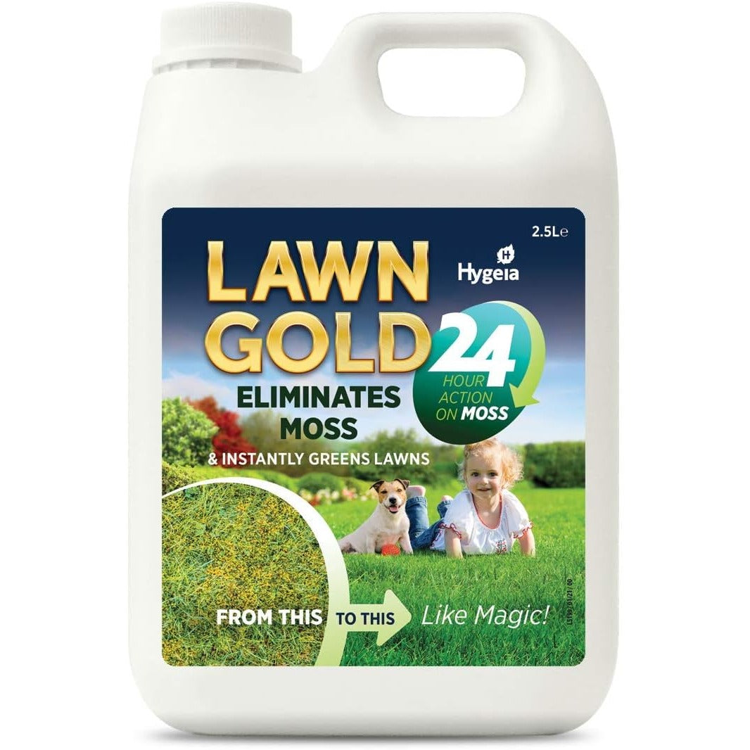 Lawn Gold 24 Eliminates Moss