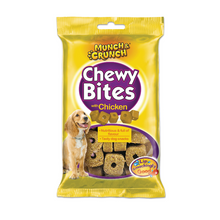 Load image into Gallery viewer, Munch &amp; Crunch Chewy Bites Dog Treats Chicken/Beef
