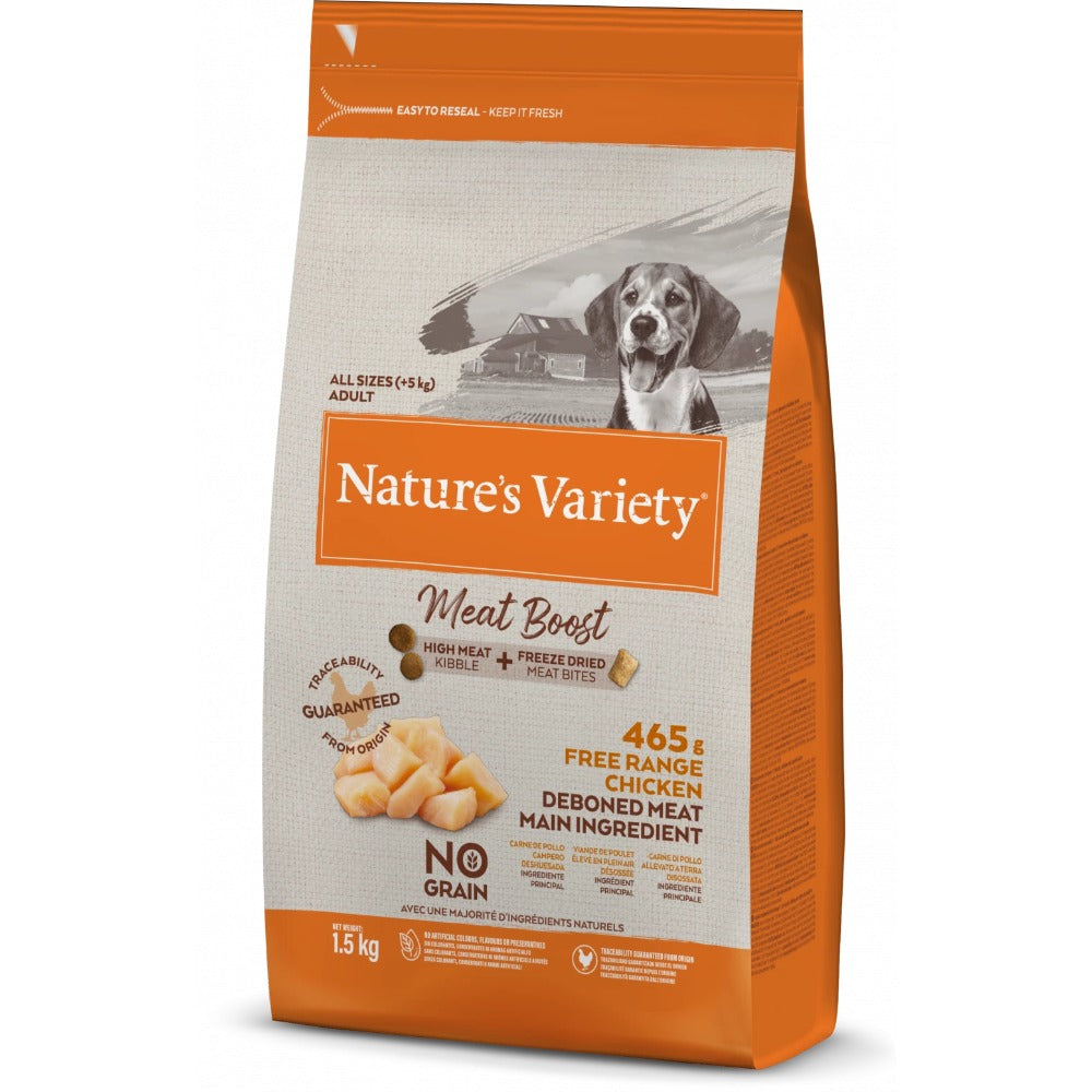 Nature's Variety Meat Boost Chicken Dog Food