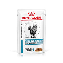 Load image into Gallery viewer, Royal Canin Cat Food Veterinary Health Feline Sensitivity Control Duck Wet &amp; Dry
