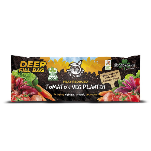 Evergreen Tomato & Veg Deepfill Planter Peat-Reduced 56 Litres