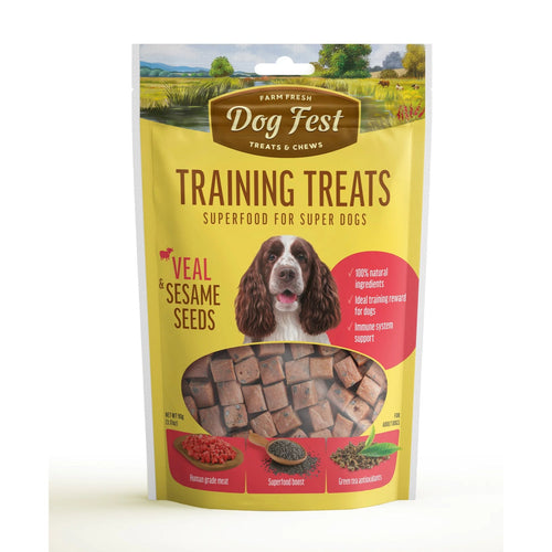 Pet Fest Dog Fest Training Treats Veal/Quail/Rabbit/Turkey Single/10 Pack	