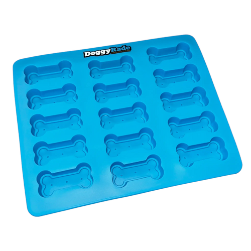 DoggyRade Silicone Ice Cube Tray Mould Bone Shape For Dog Treats Freezing/Baking