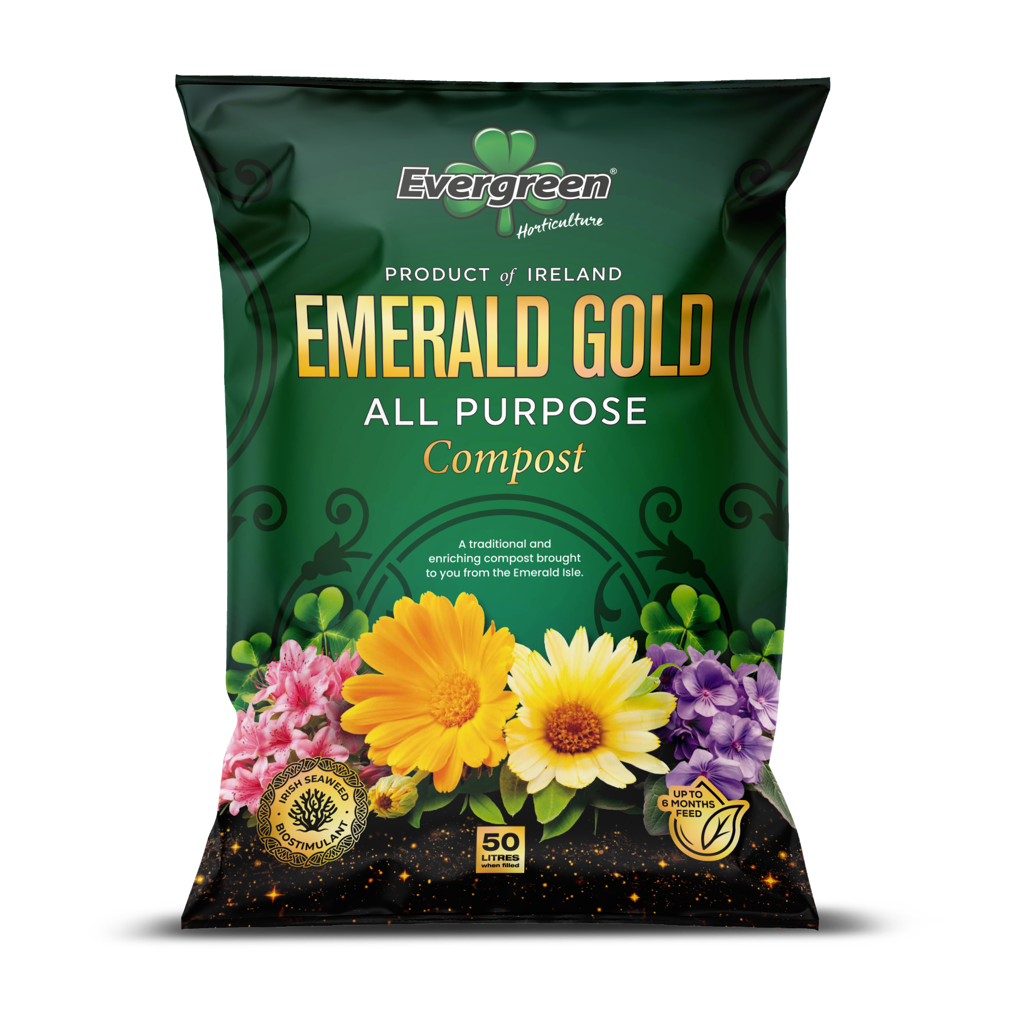 Evergreen Emerald Gold All Purpose Compost 50 Litre 