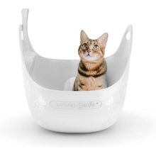 Load image into Gallery viewer, Litter Genie Cat Litter Box White with Scoop and Box Hood
