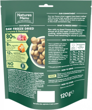 Load image into Gallery viewer, Natures Menu 80/20 Raw Freeze Dried Dog Food All Pack Sizes
