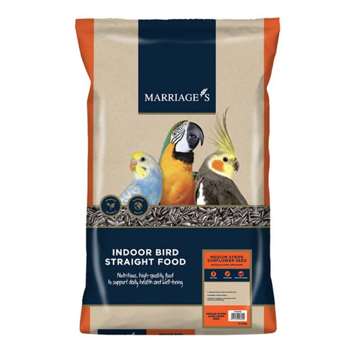 Marriage's Medium Stripe Sunflower Seed Indoor Bird Straight Food 12.55kg