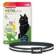 Load image into Gallery viewer, Beaphar VETOpure Reflective Collar For Cats Plant-Based Protection Repels Fleas
