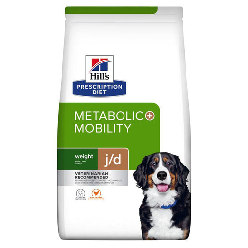 Hill's Prescription Diet Metabolic + Mobility Weight Management Dry Dog Food with Chicken 12kg Bag