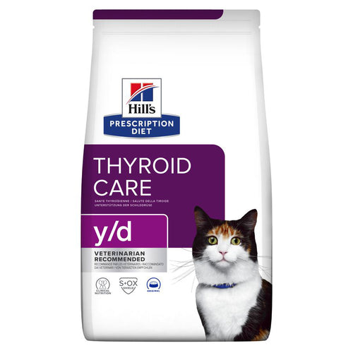 Hill's Prescription Diet y/d Thyroid Care Dry Cat Food 3kg Bag