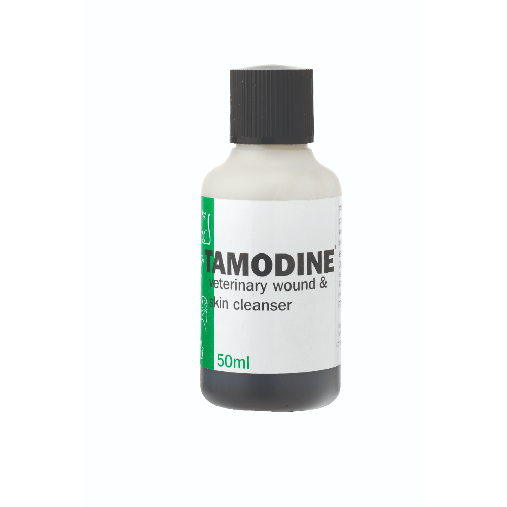 Tamodine Veterinary Wound and Skin Cleanser 50ml & 100ml