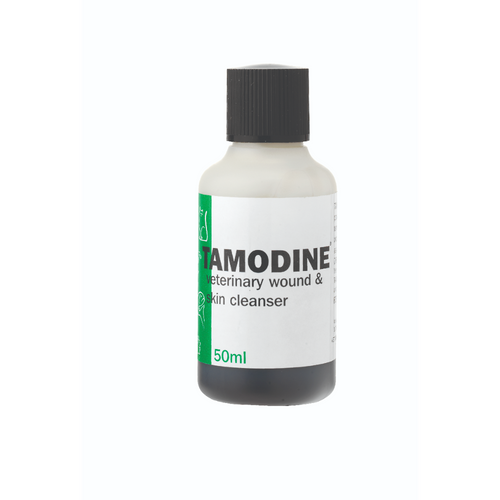 Tamodine Veterinary Wound and Skin Cleanser 50ml & 100ml