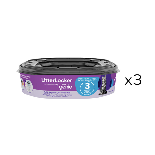 LitterLocker by Litter Genie Octagonal Refill (3 Pack)