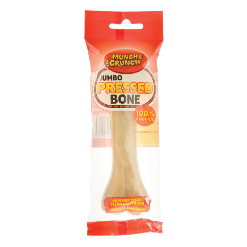 Munch & Crunch Jumbo Rawhide Pressed Bone