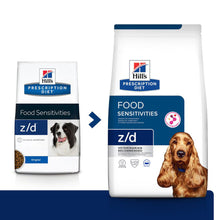 Load image into Gallery viewer, Hill&#39;s Prescription Diet z/d Food Sensitivities Dry Dog Food 10kg Bag
