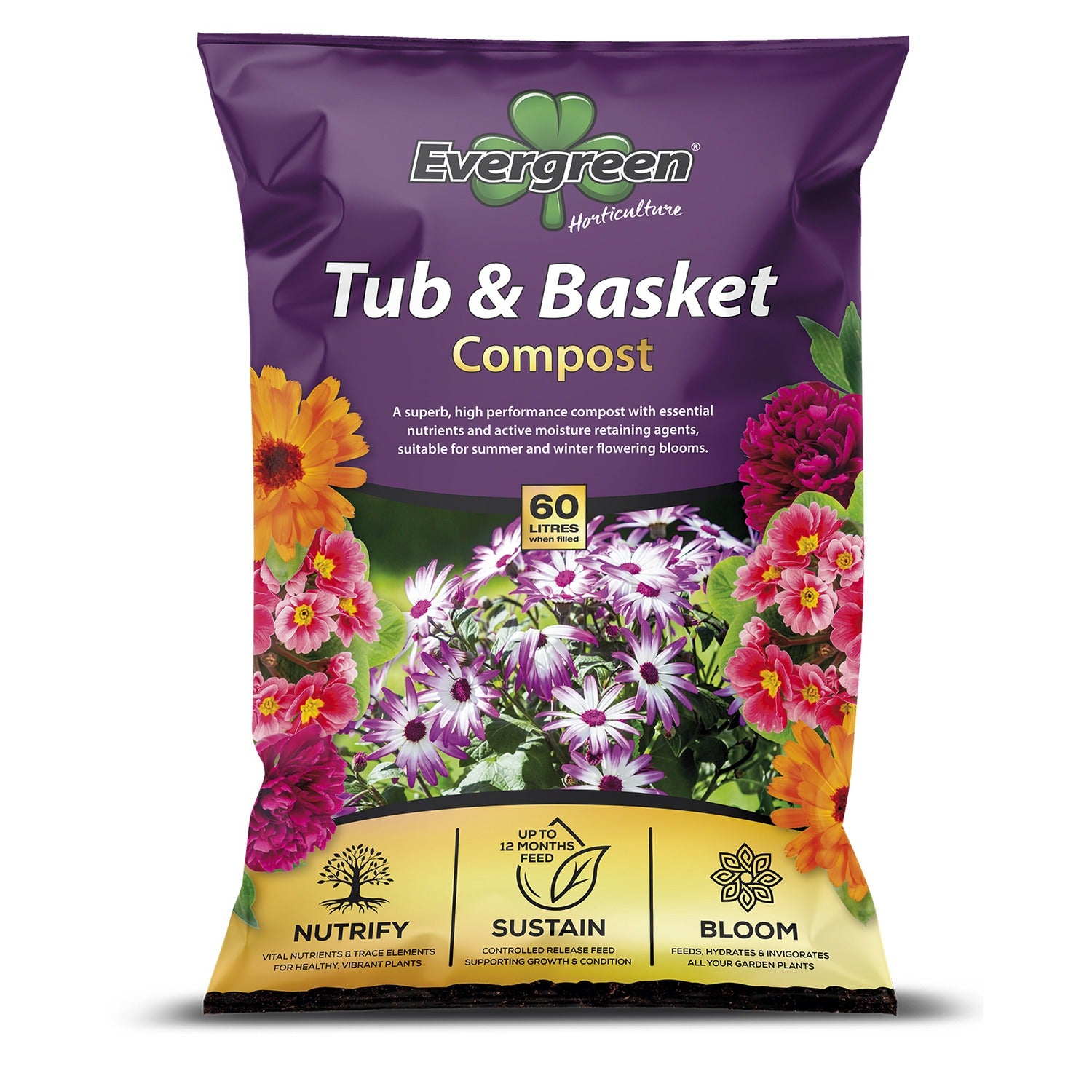 Tub & Basket Compost 60 Litres