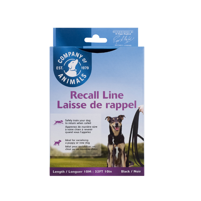 Company of Animals Recall Line Dog Training Lead Various Sizes