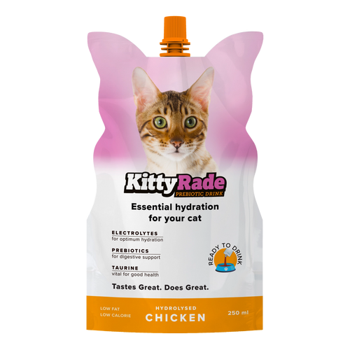 KittyRade Isotonic Fluid Support Drink for Pet Cats 250ml