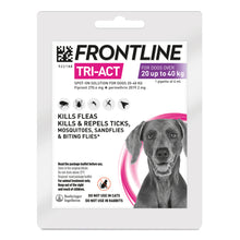 Load image into Gallery viewer, FRONTLINE Tri-Act Flea &amp; Tick Treatment for Dogs
