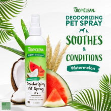 Load image into Gallery viewer, TropiClean Watermelon Deodorizing Pet Spray 236ml
