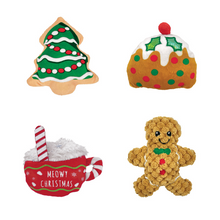 Load image into Gallery viewer, KONG Holiday Cat Softies Scrattles Cafe Assorted Styles 12 Pack
