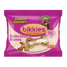 Load image into Gallery viewer, Munch &amp; Crunch Bikkies Dog Treats - Bites, Gravy Bones, Meaty Rolls
