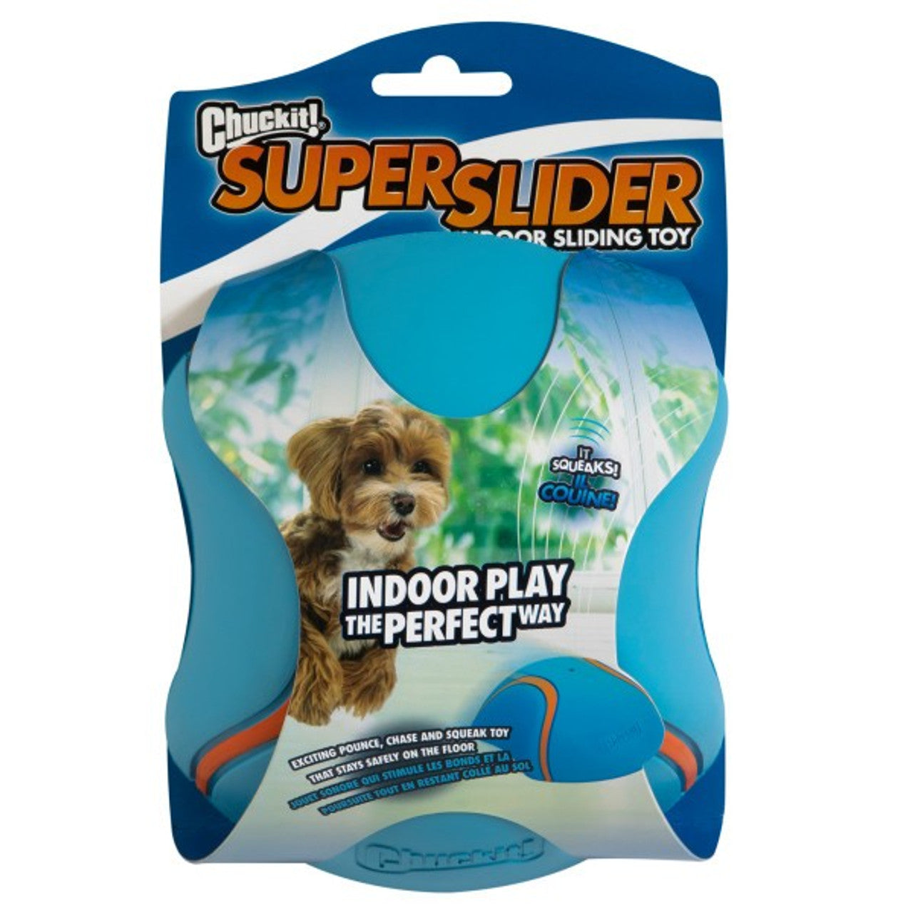 Chuckit! Super Slider Indoor Sliding Dog Toy & Interactive Self Fetch Toy