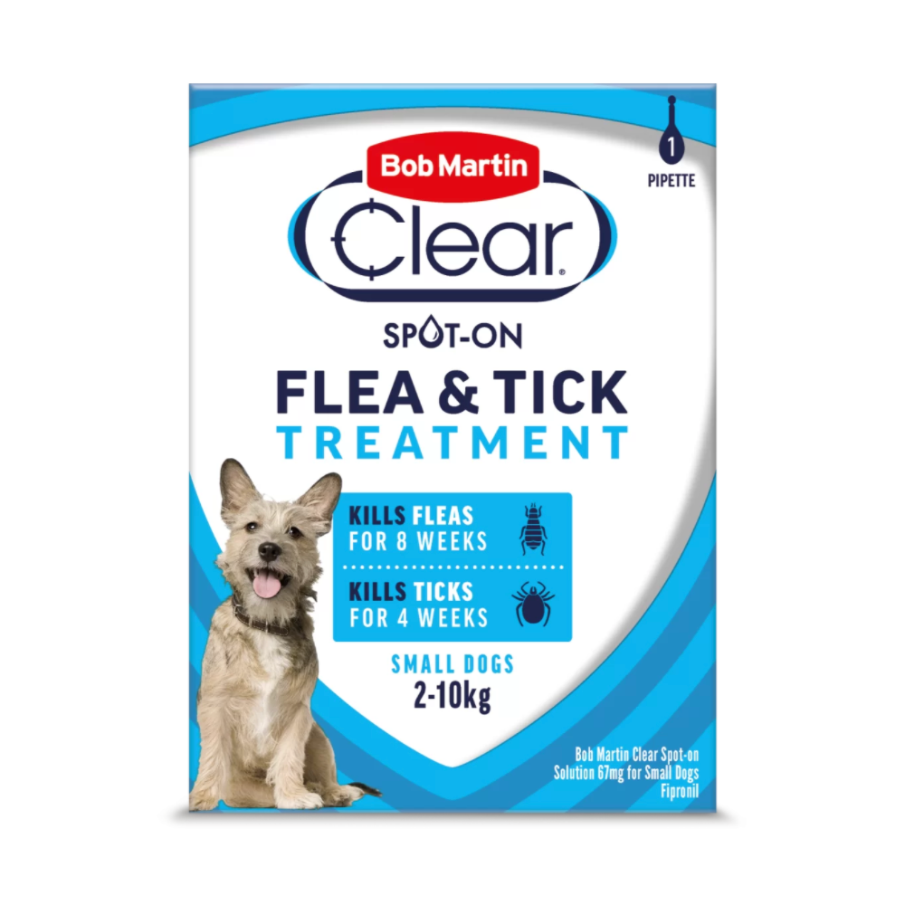 Bob Martin Clear Flea Spot On Pipettes For Cats & Dogs