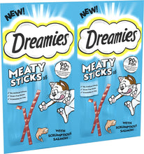 Load image into Gallery viewer, Dreamies Meaty Sticks 30g x 14 with Salmon or Chicken
