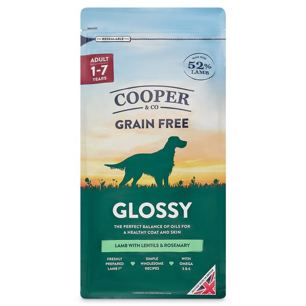 Cooper & Co Dried Adult Dog Food Glossy Lamb with Lentils and Rosemary