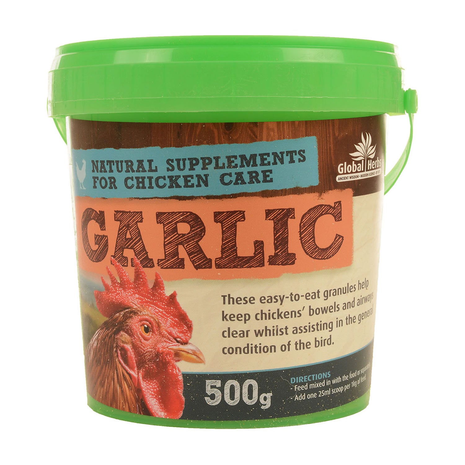 Global Herbs Poultry Garlic Granules- 500g