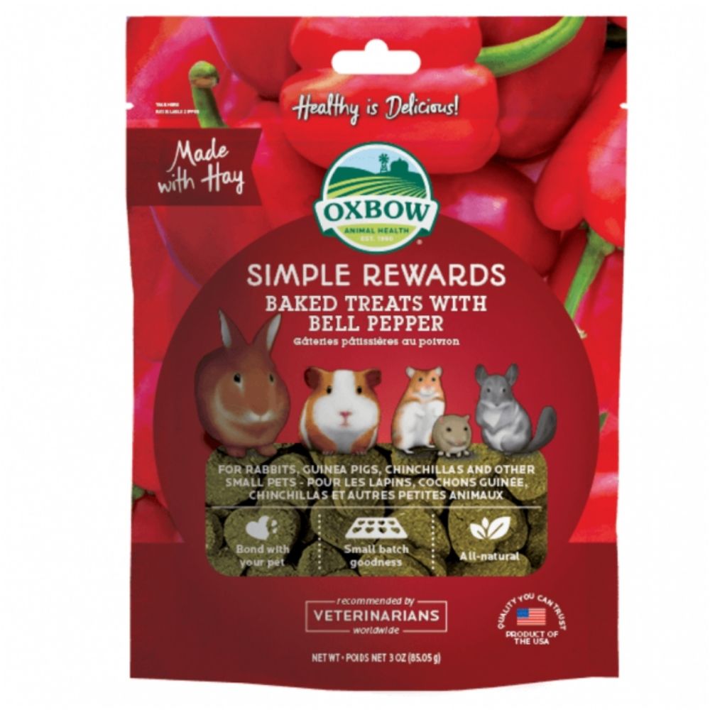 Oxbow Simple Rewards Baked Treats for Small Animals 85g