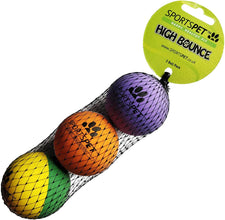 Load image into Gallery viewer, Sportspet High Bounce Dog Play Ball Fetch 3 Pack
