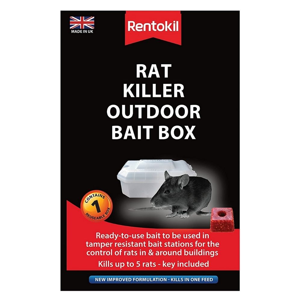 Rentokil Rodenticide Rat Killer Outdoor Bait Box | Direct4Pet | Free ...