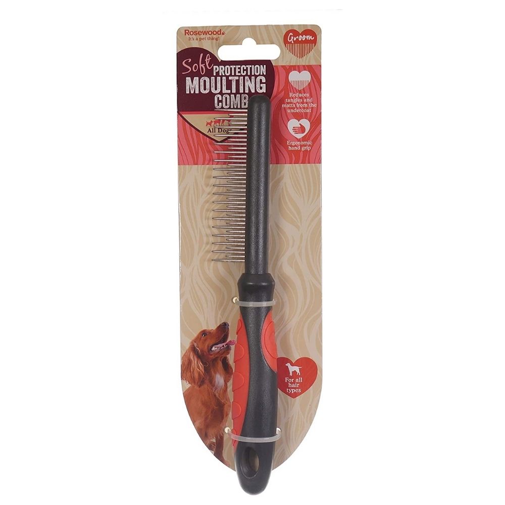 Rosewood Soft Protection Moulting Comb