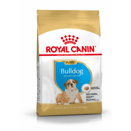 Royal Canin Dry Dog Food Specifically For Puppy Bulldog - All Sizes