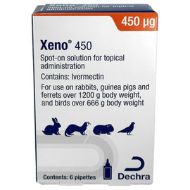 Dechra Xeno 450 Spot On Tube 6 Pipettes