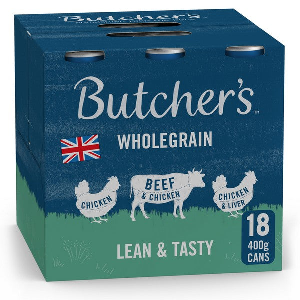 Butcher's Tasty Wet Dog Food Cans 18x400g - All Types