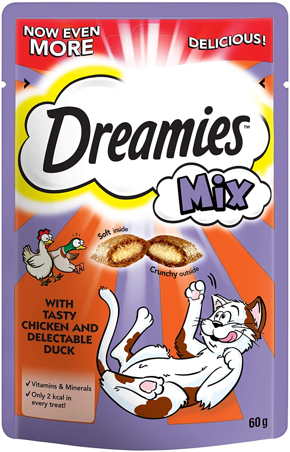 Dreamies 60g x 8 Pack in Various Flavours 