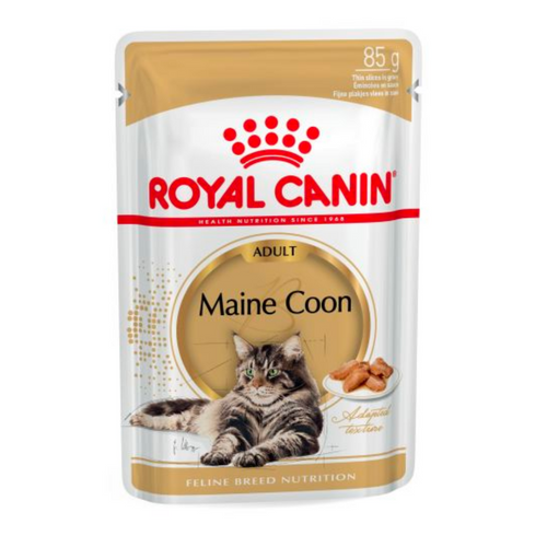 Royal Caninn Maine Coon Adult In Gravy Wet Cat Food 12 x 85g