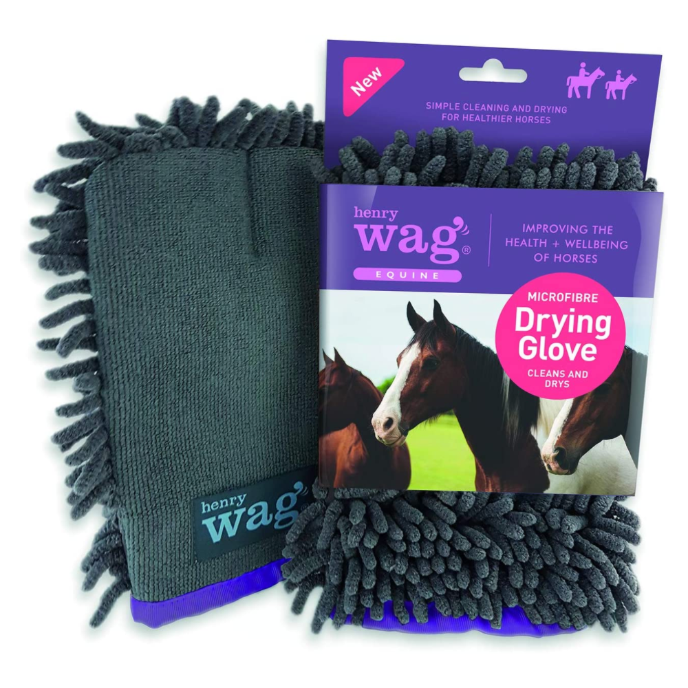 Henry Wag Equine Horse Grooming Towel Cleaning Glove Accessories