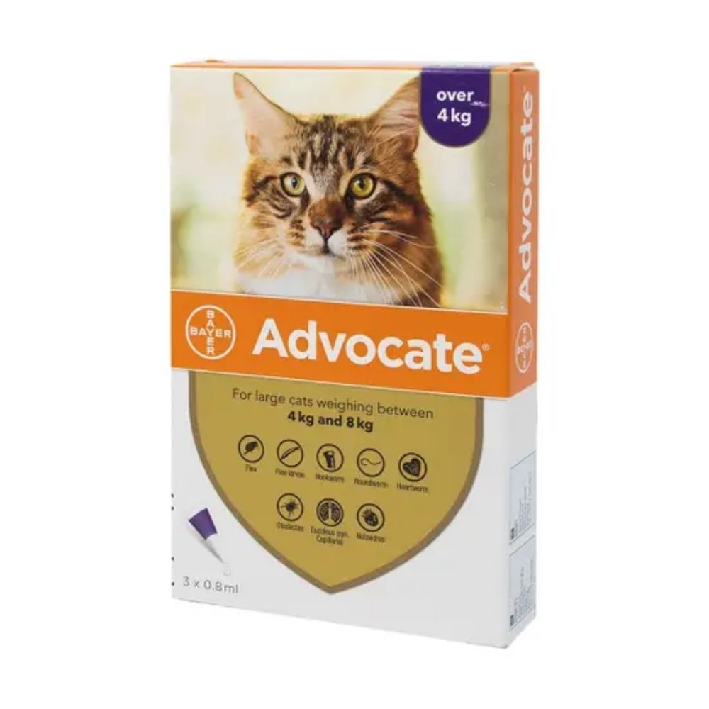 Advocate Spot On For Cats - 80 (Imidaclopid/Moxidectin) For Cats & Kittens Over 4kg