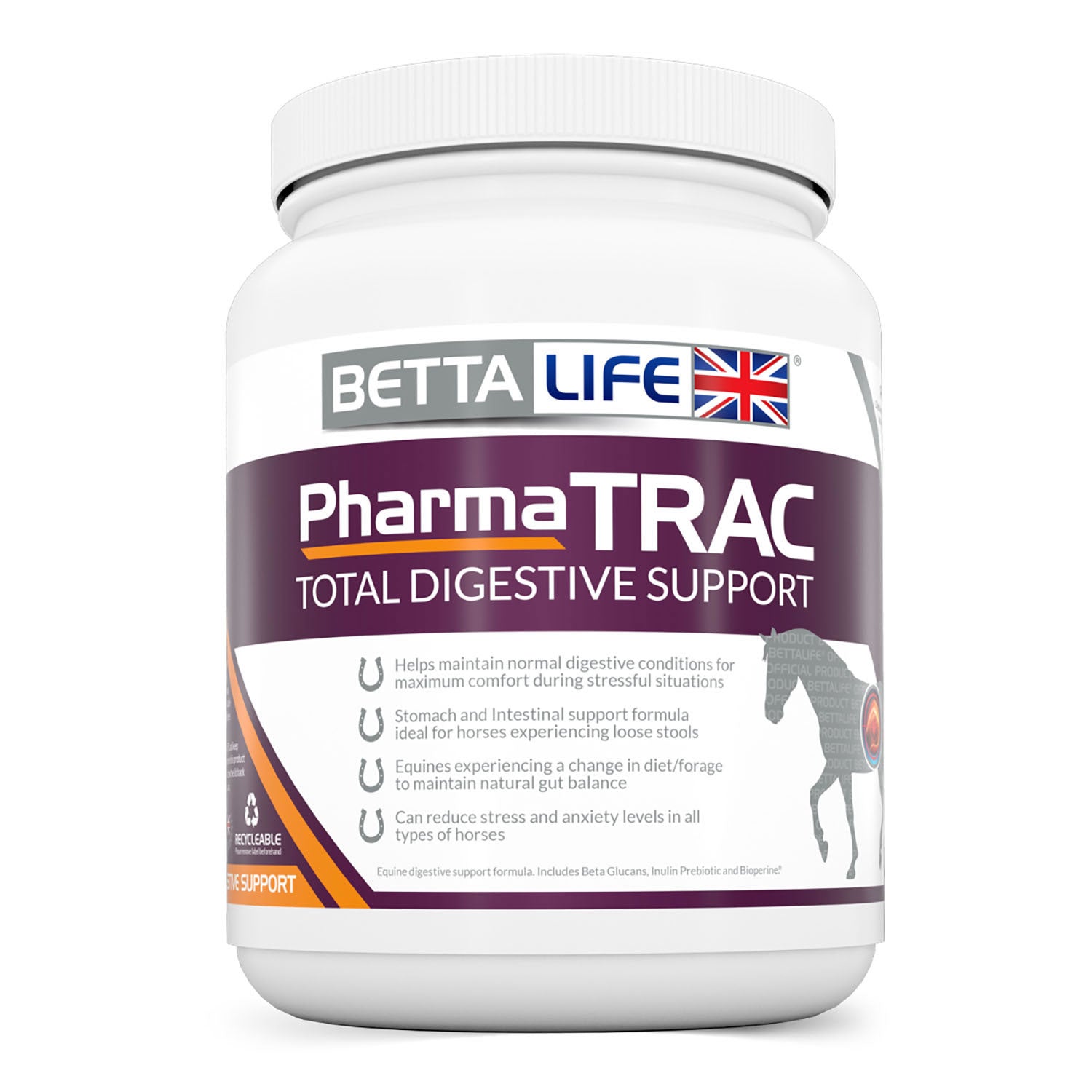 Bettalife Pharmatrac Total Digestive Support For Horses- 1kg 