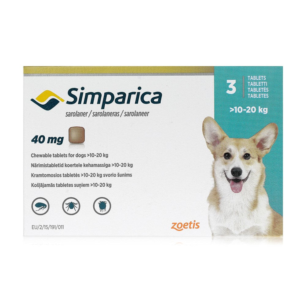 Simparica Palatable Tablets for Dogs