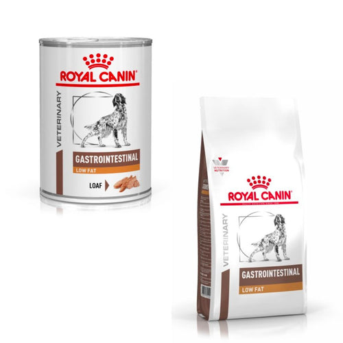 Royal Canin Dog Food Gastrointestinal Low Fat Veterinary Health Wet & Dry